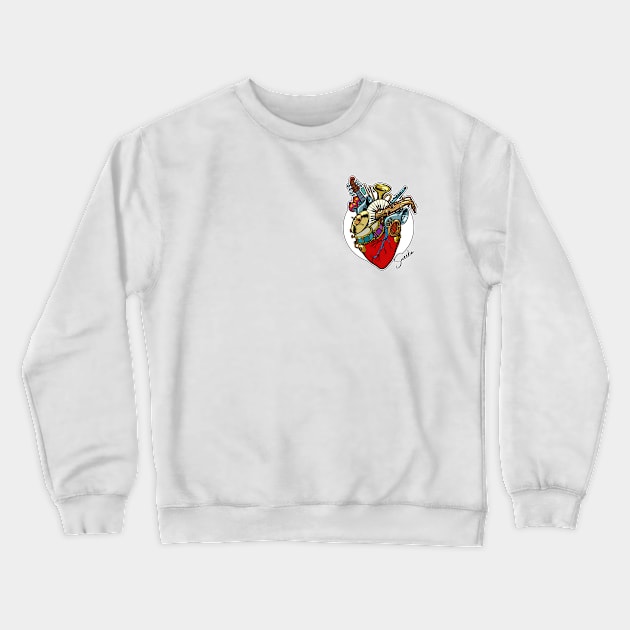 Sneeka Heart Crewneck Sweatshirt by Sneeka 